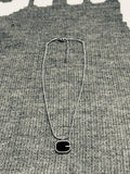 A) Black Necklace Stainless Steel