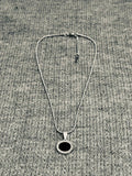 A) Black Necklace Stainless Steel
