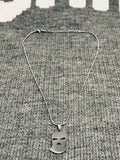 A) Silver Necklace Stainless Steel