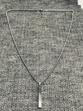 A) Silver Necklace Stainless Steel
