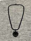 A) Black Lion Necklace Stainless Steel