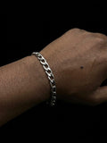 A) Silver bracelet Stainless Steel